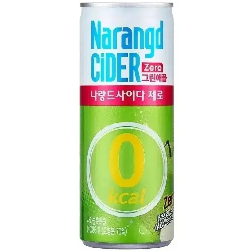 나랑드사이다 제로 245ml 30개 그린애플