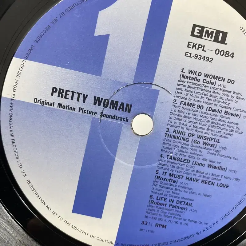 PRETTY WOMAN LP / AA3352