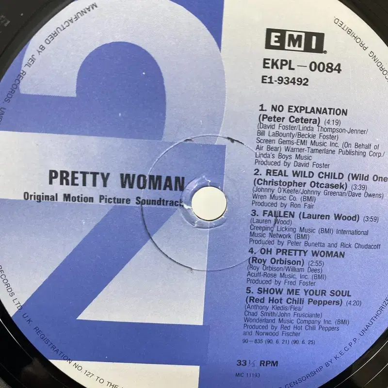 PRETTY WOMAN LP / AA3352