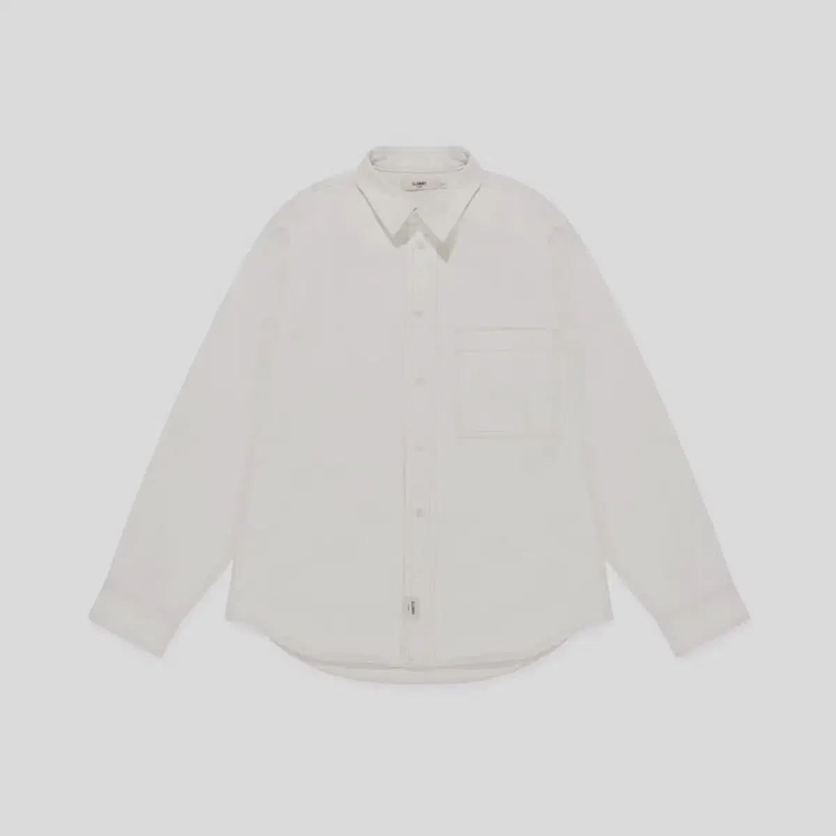 글로니 G CLASSIC COTTON TWILL SHIRT (WHITE)