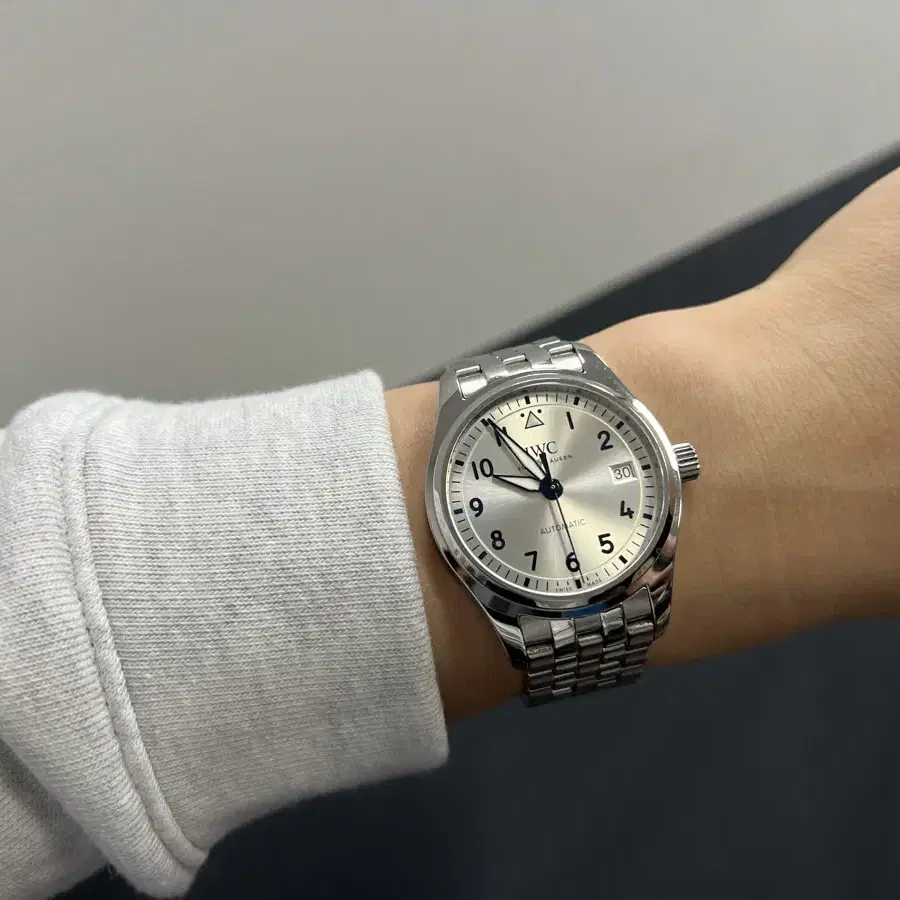 IWC 파일럿 36 - 은판 실버 (IW324007)