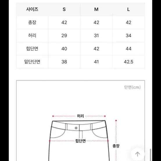 새상품) 가죽 치마 m