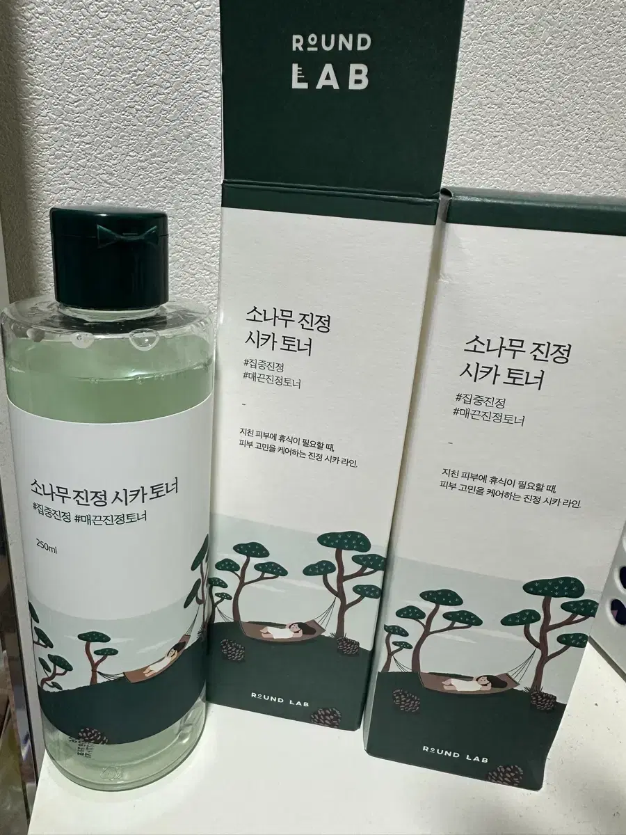 라운드랩 소나무 진정 시카 토너 250ml 2개