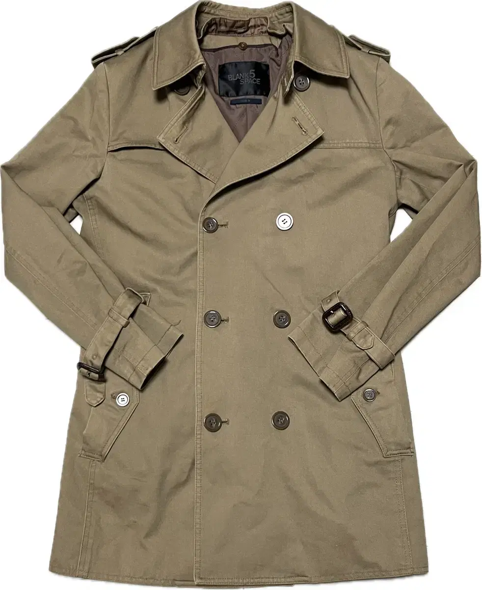 BLANK5SPACE Short Trench Coat (Inner O)