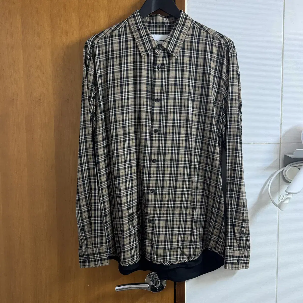 Solid Homme Check Shirt