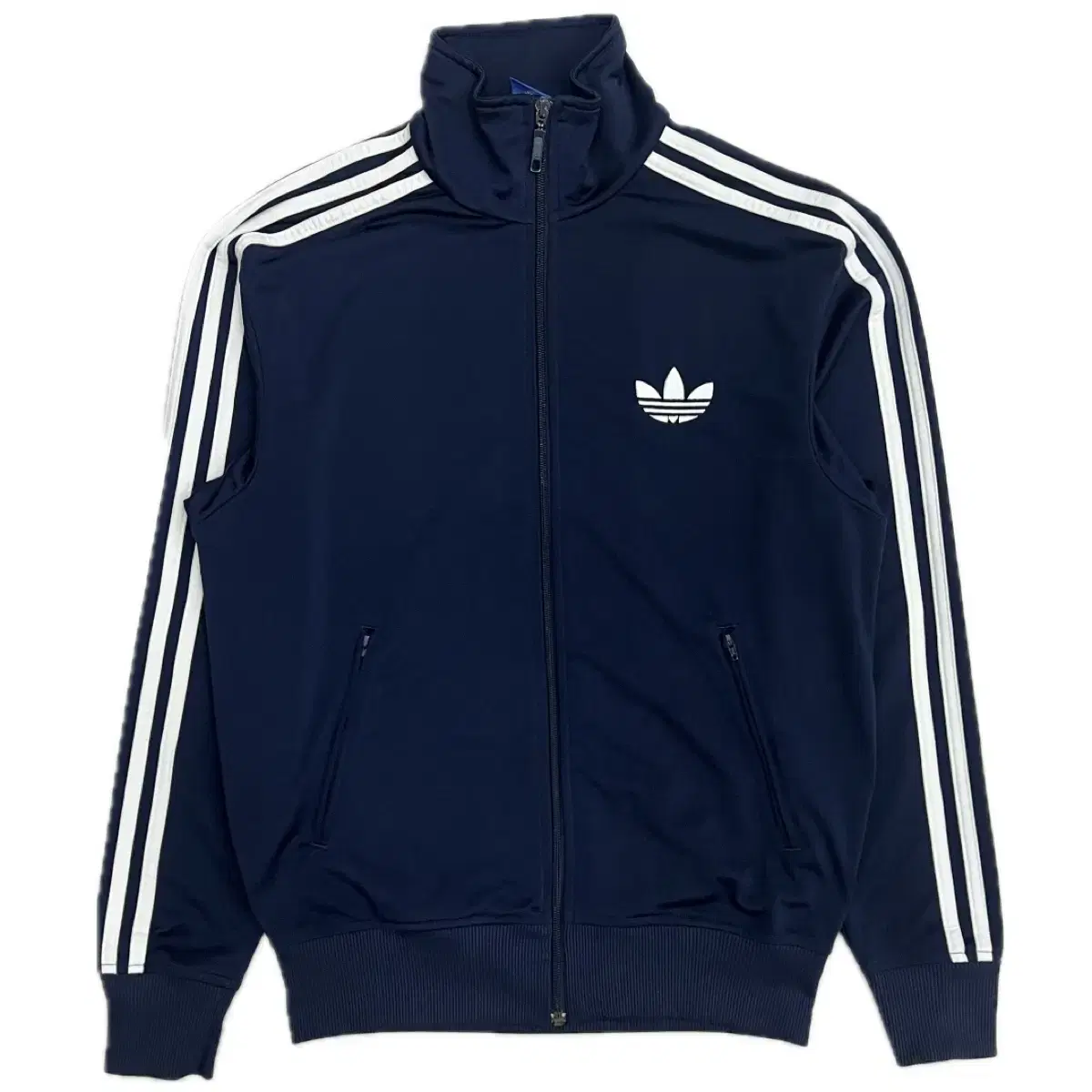 Adidas Firebird Navy Tracktop Jersey Jacket 90-95 size S-M approx.