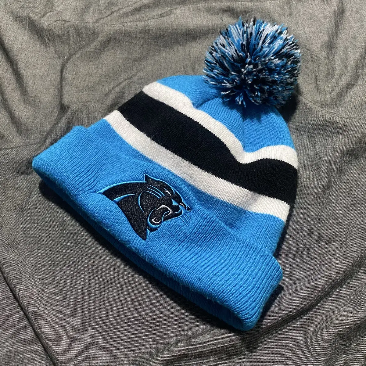 NFL Carolina Panthers Pom Beanie Sz O/S