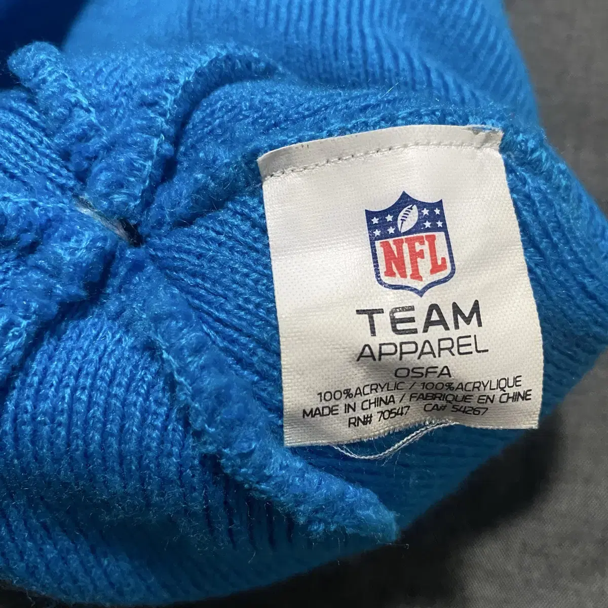 NFL Carolina Panthers Pom Beanie Sz O/S