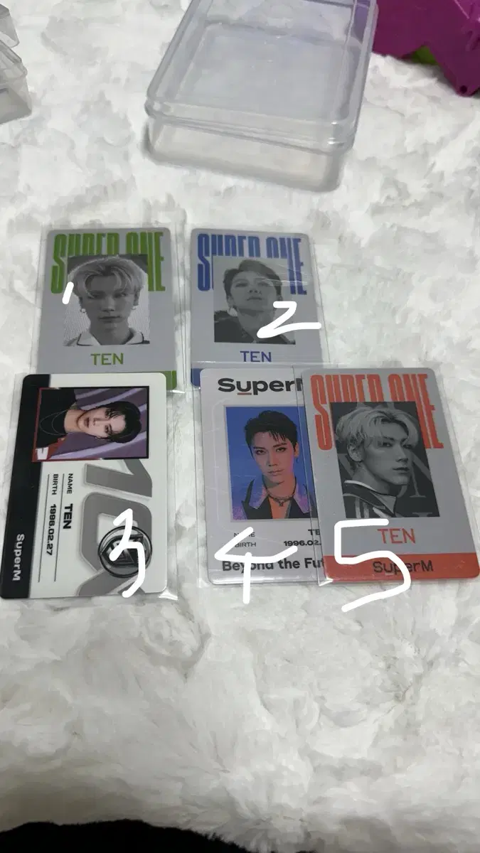 WayV/NCT/SuperM way v nct SuperM ten Photocard