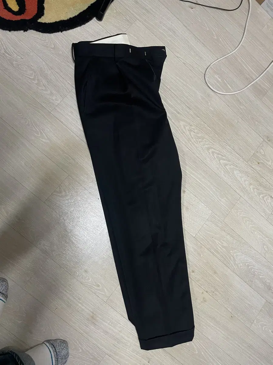 Wacomaria Basquiat2 Wool Trousers L Black