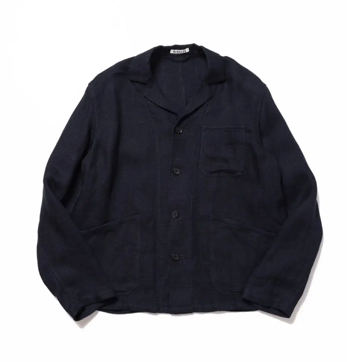 AURALEE Linen Button Jacket