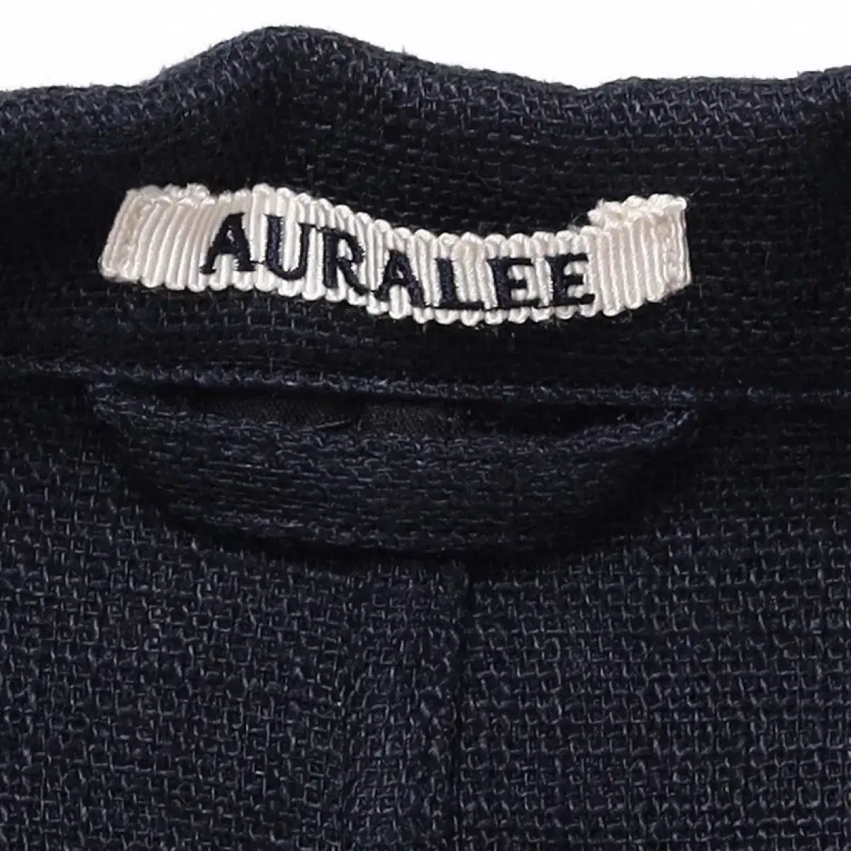 AURALEE Linen Button Jacket