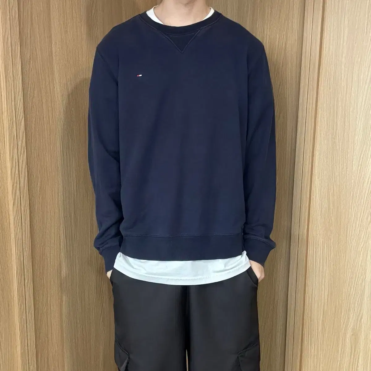 Tommy Hilfiger Minimalist Logo Overfit Man-to-Man L