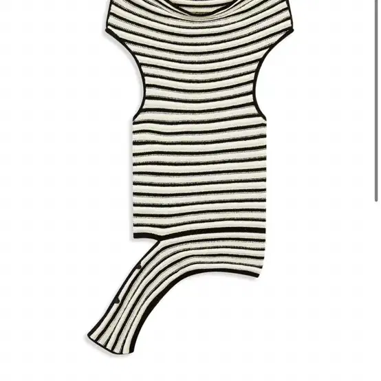 오픈와이와이 EMBOSSED STRIPE COWL TOP,