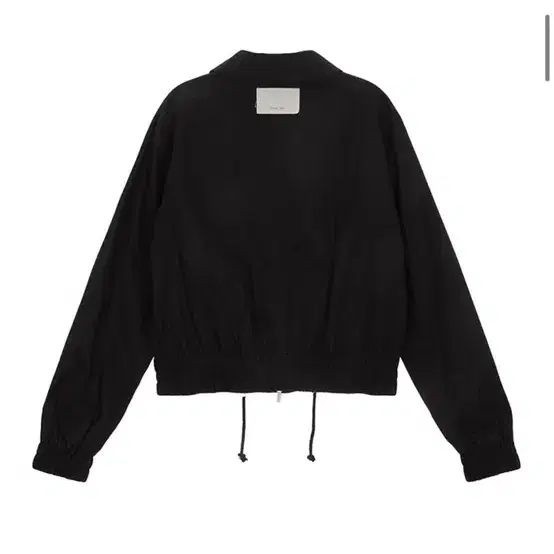 마뗑킴 블루종 CURVY STRING BLOUSON IN BLACK