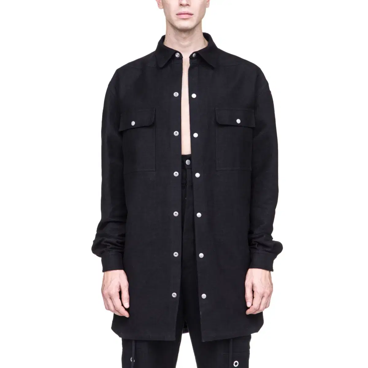 Rick Owens Oversized Shirt Jacket - Silk 48