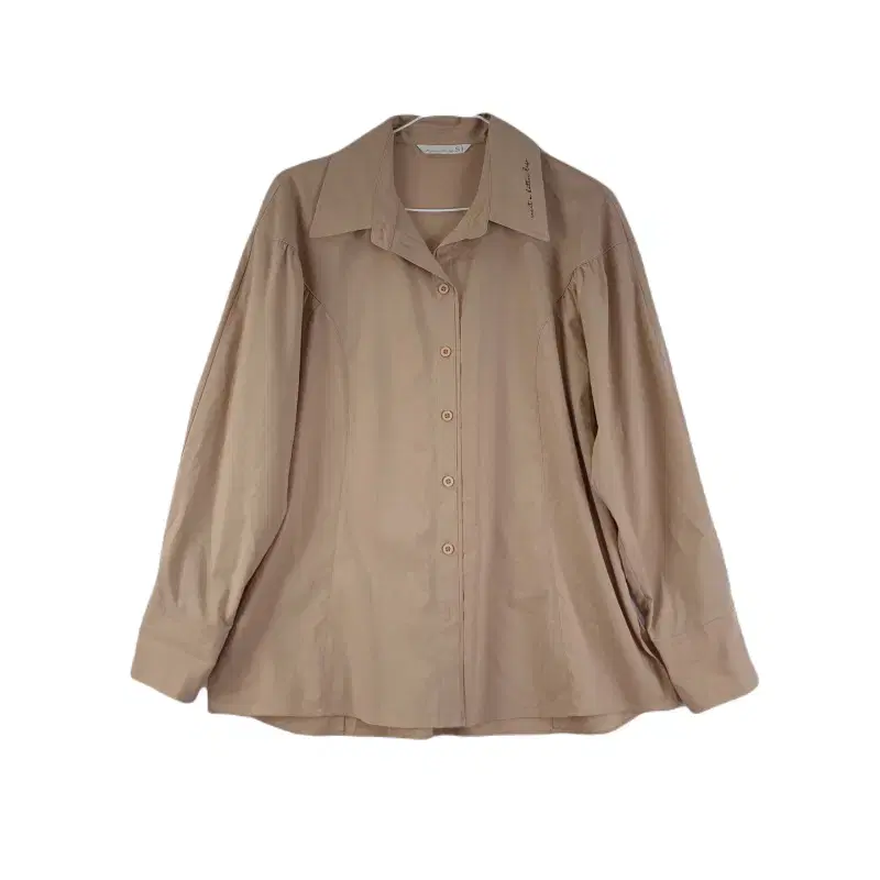 E7219 SI Womens85 Beige Open kara Blouse Shirt/Dirk