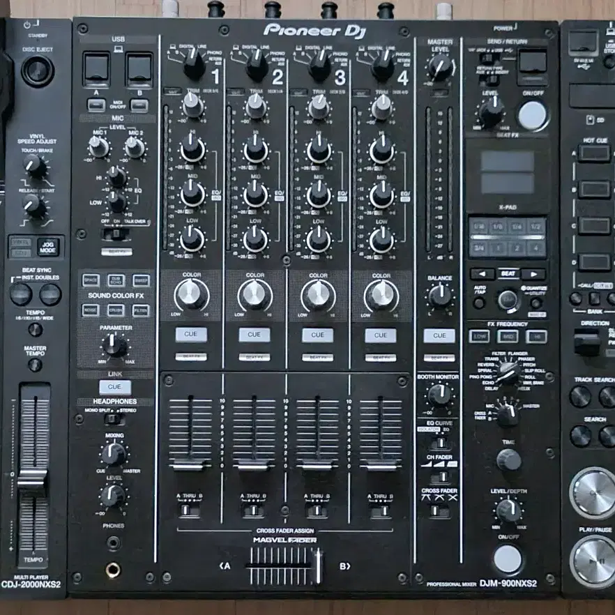 [신품급] cdj2000nxs2 X 2 , djm900nxs2 셋트