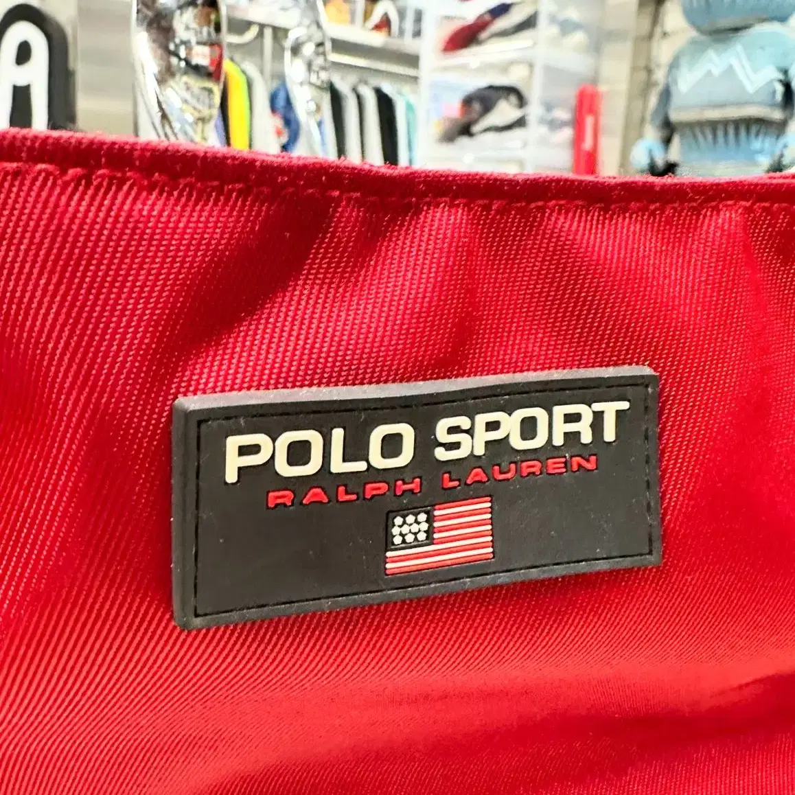 폴로스포츠 크로스백 polo sport cross bag red