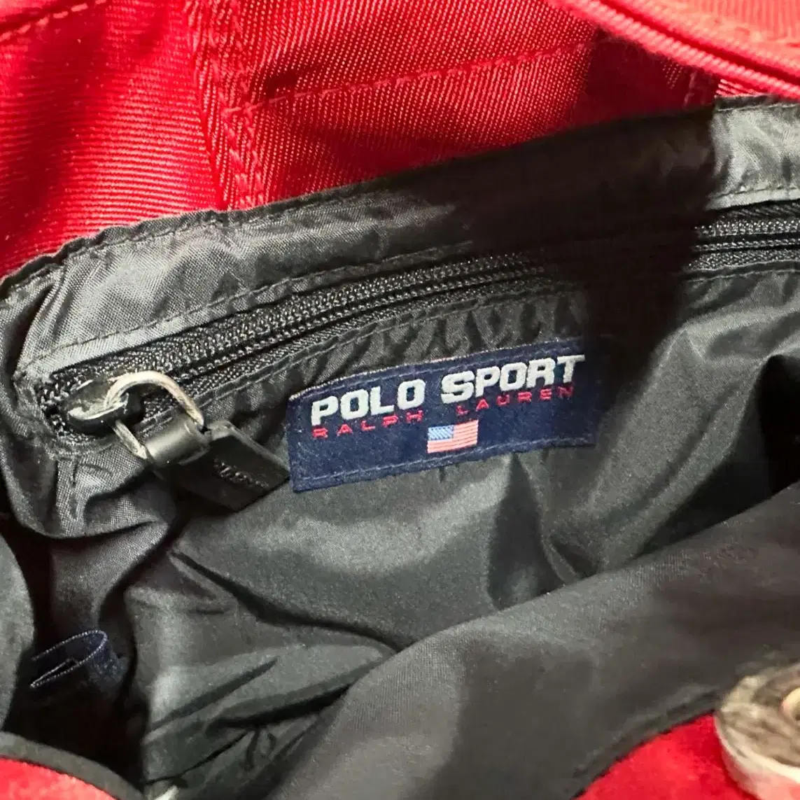 폴로스포츠 크로스백 polo sport cross bag red