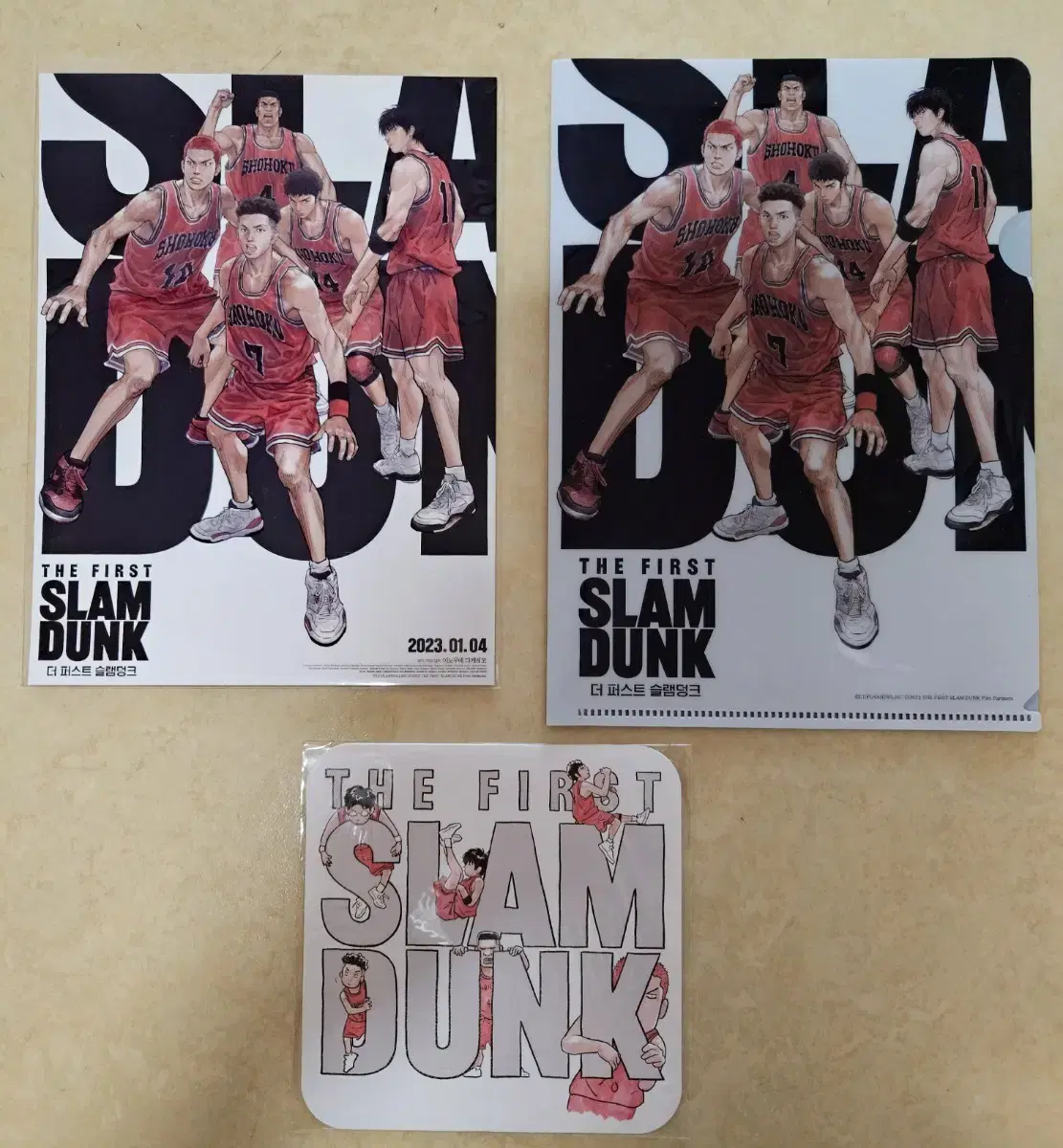 Movie The First SLAM DUNK Merchandise pre-order benefit 3 in bulk