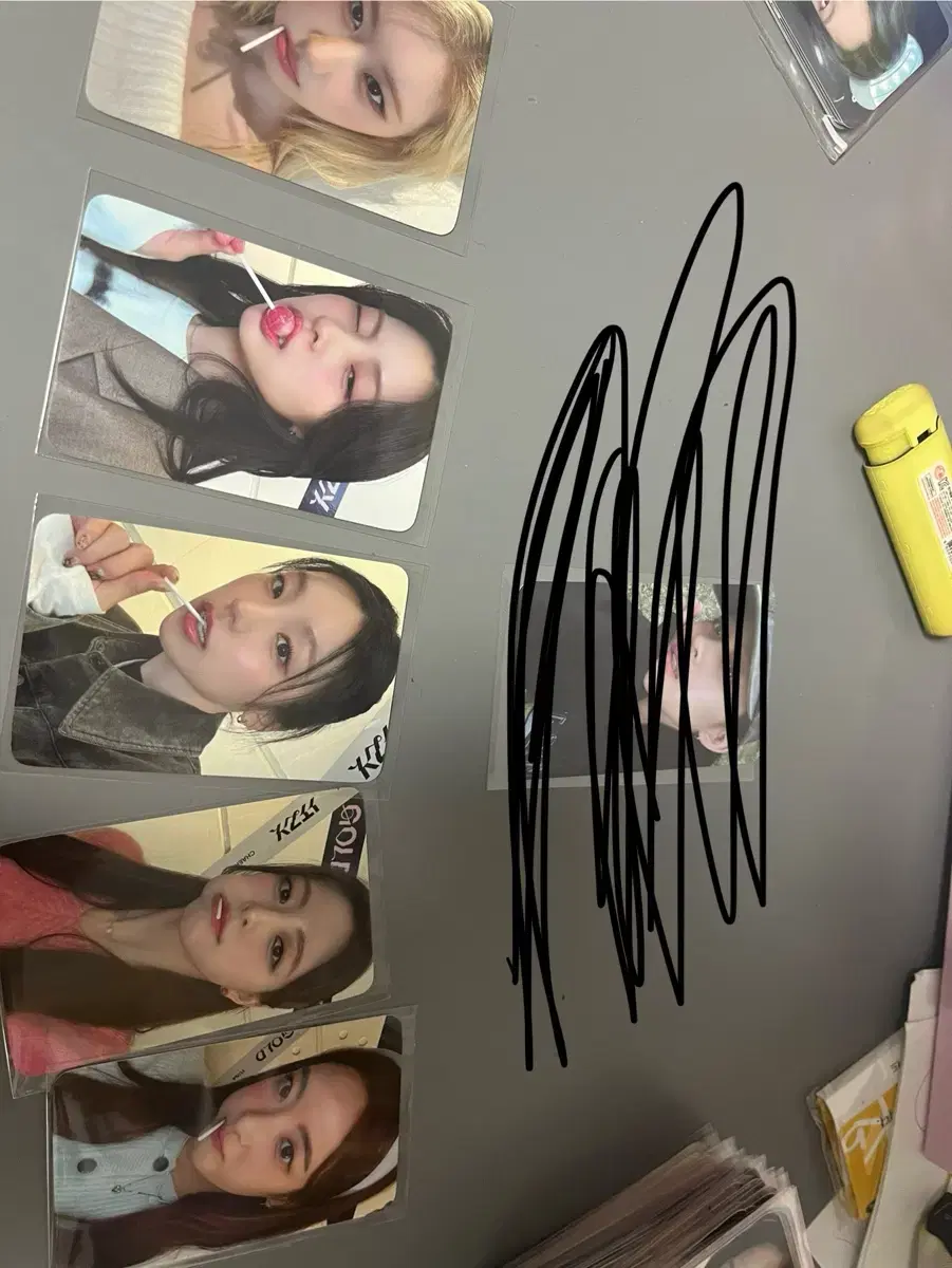 With muu itzy photocard