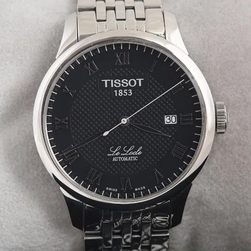 티쏘 르로끌 Tissot Le Locle 블랙 다이얼 오토매틱