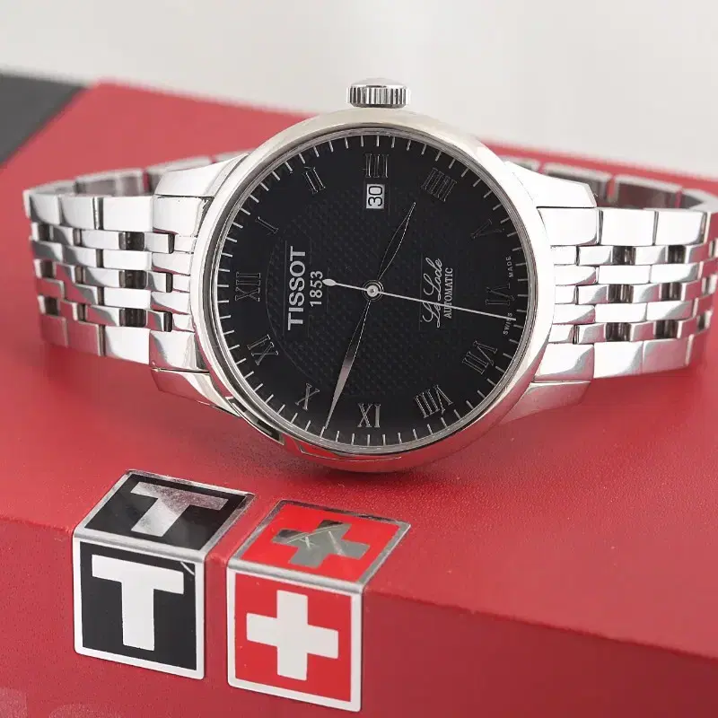 티쏘 르로끌 Tissot Le Locle 블랙 다이얼 오토매틱