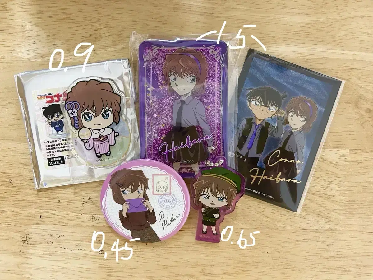 Detective Conan Haibara Hong Rose Goods Set