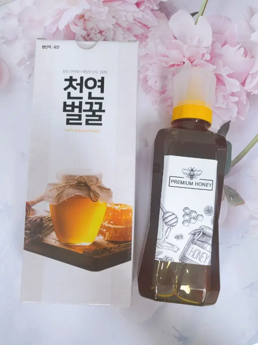 새제품 꿀단지 선물세트 순수벌꿀 튜브 500g*1개 (밤꿀)