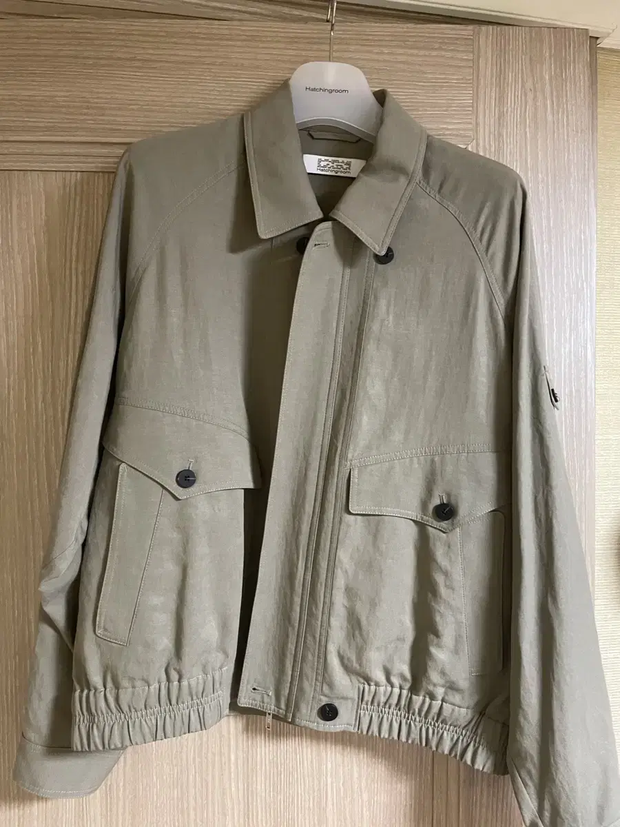 (2) Hatching Room Rolling Jacket Olive Gray