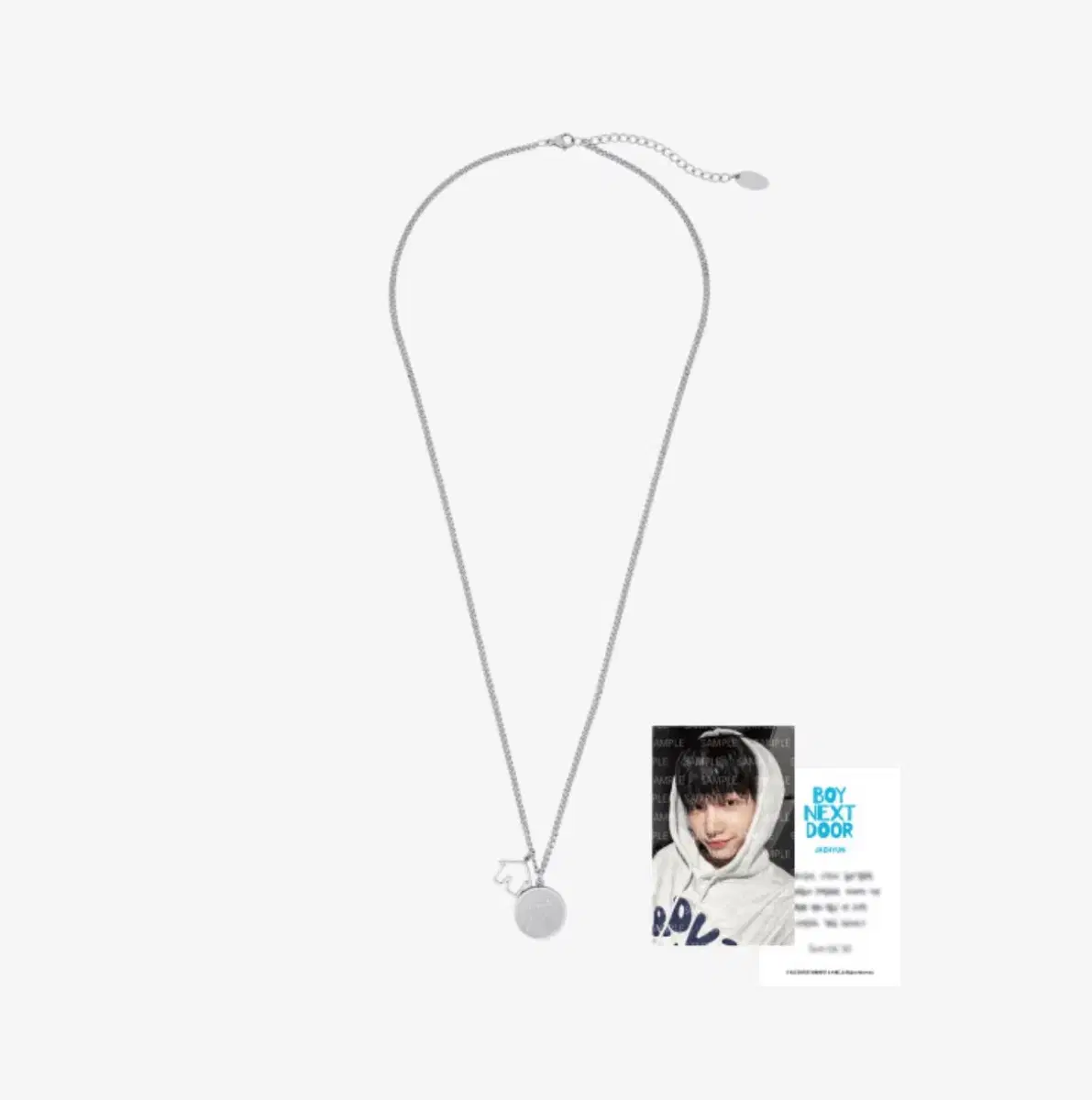 boynextdoor myung jaehyun 1st anniversary necklace sealed full set wts