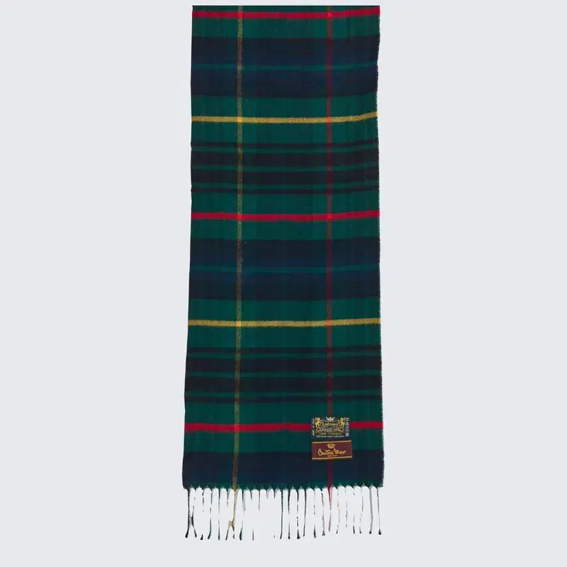 [JPN] Lambswool Check Shawl Muffler A28332