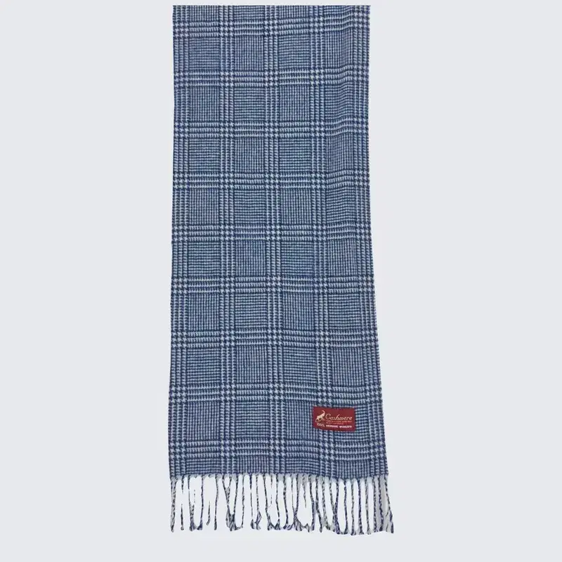 [JPN] Cashmere 100% Check Scarf A28338