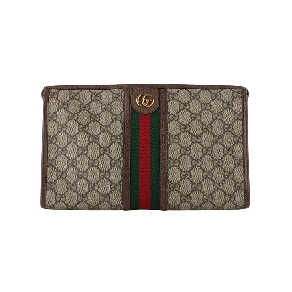 Gucci 598234 GG Supreme Officine Clutch /33627Y