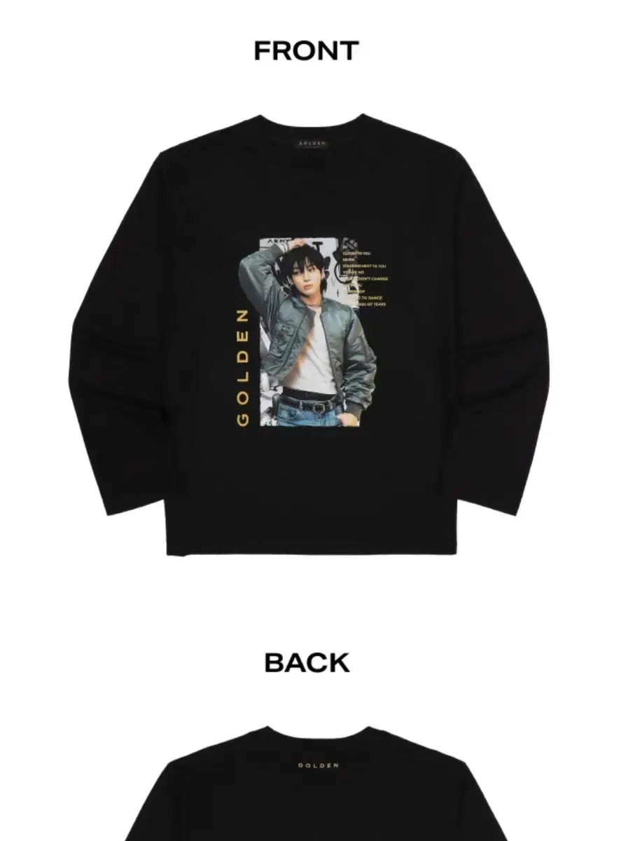 [source]Bangtan jungkook Golden T-shirt L size