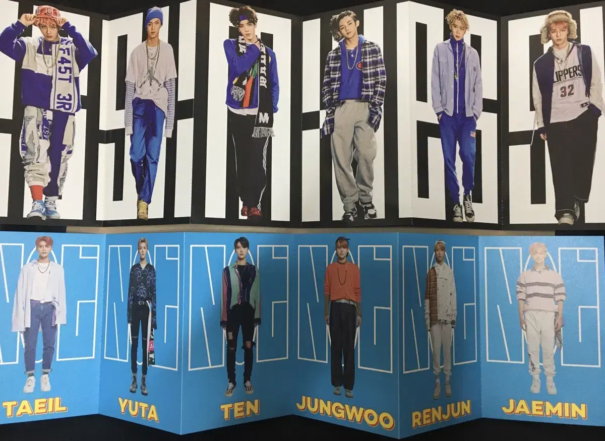 NCT album component accordion ground individual wts