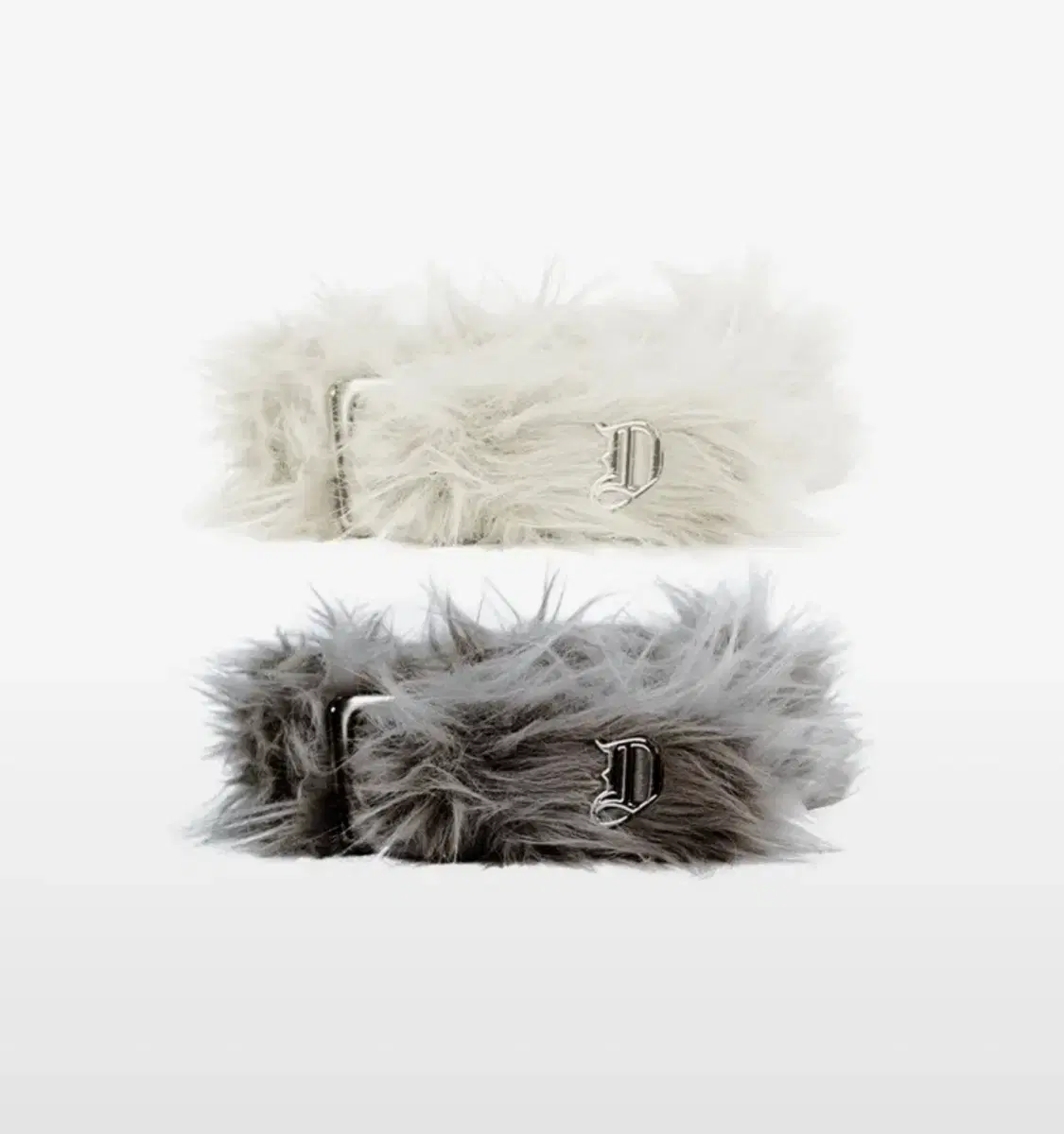 Odor fur belt white