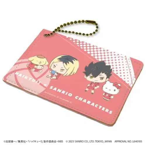 (Jun iso price) San Rio haikyuu kard Wallet / haikyuu Kenma + Kuroo