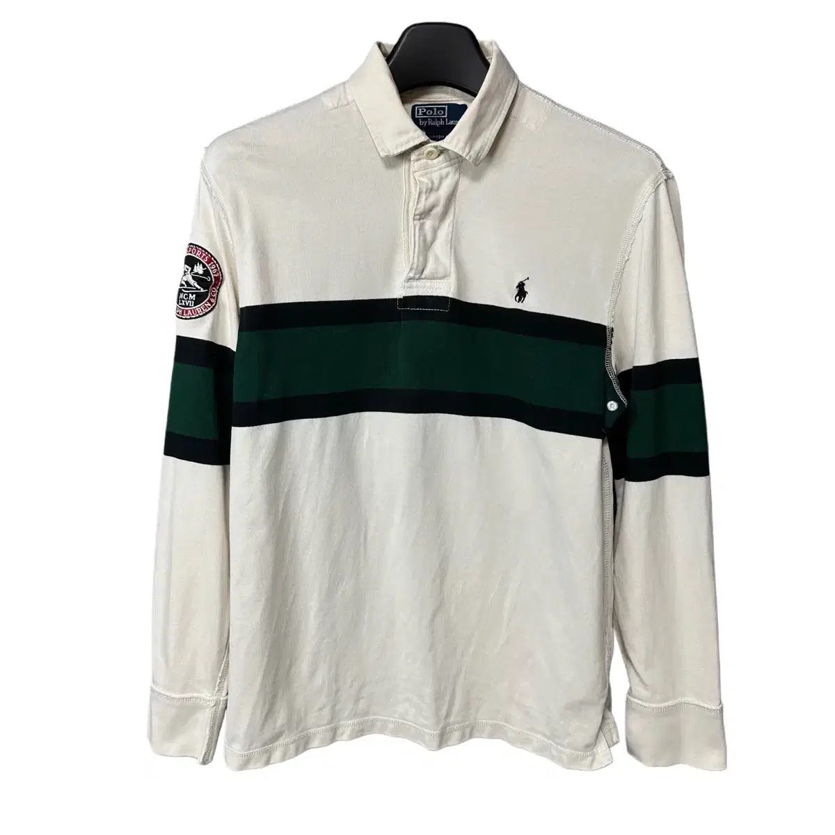 L Polo Ralph Lauren Rugby Long Sleeve kara T-Shirt