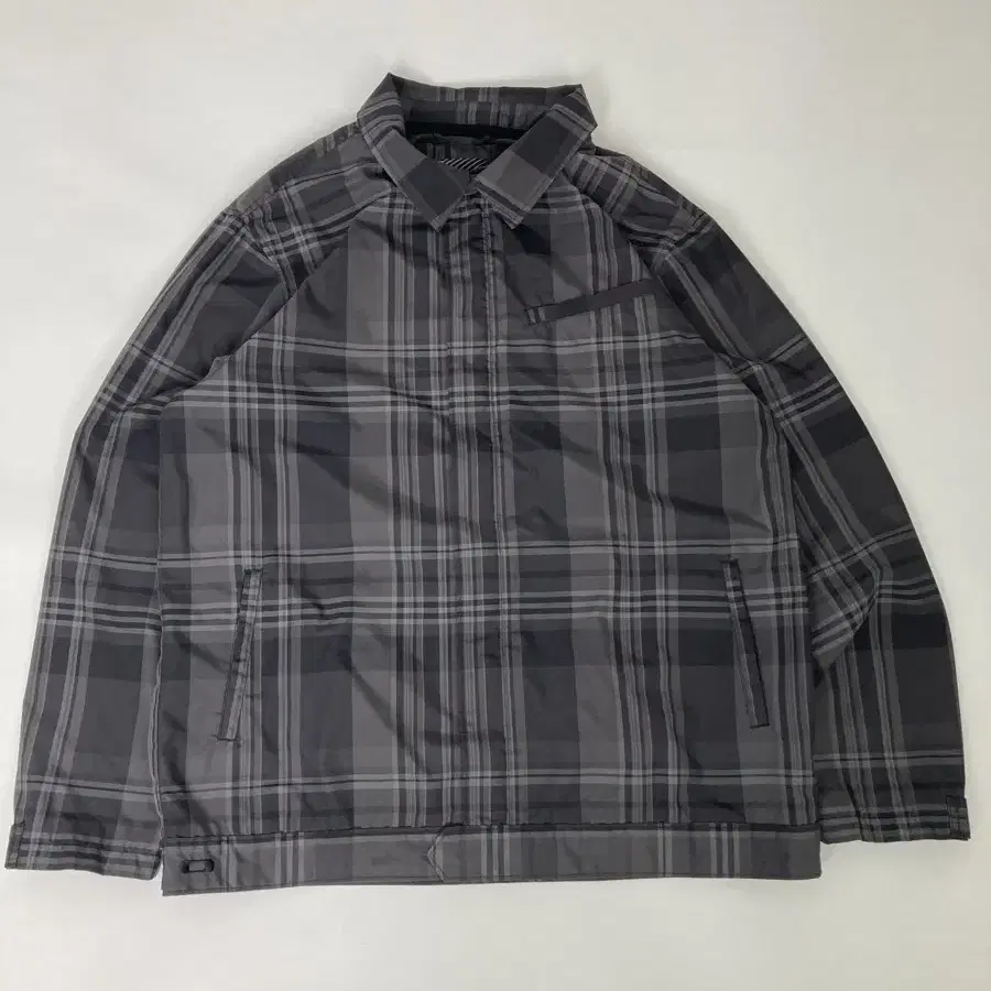 00s Oakley Plaid Nylon Shell Jacket