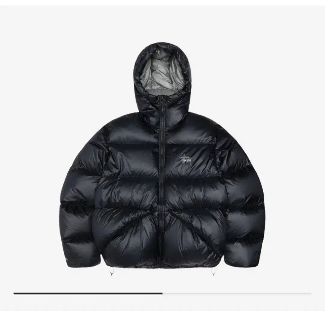 Stushy Down Parka Ripstop Puffer Black XL