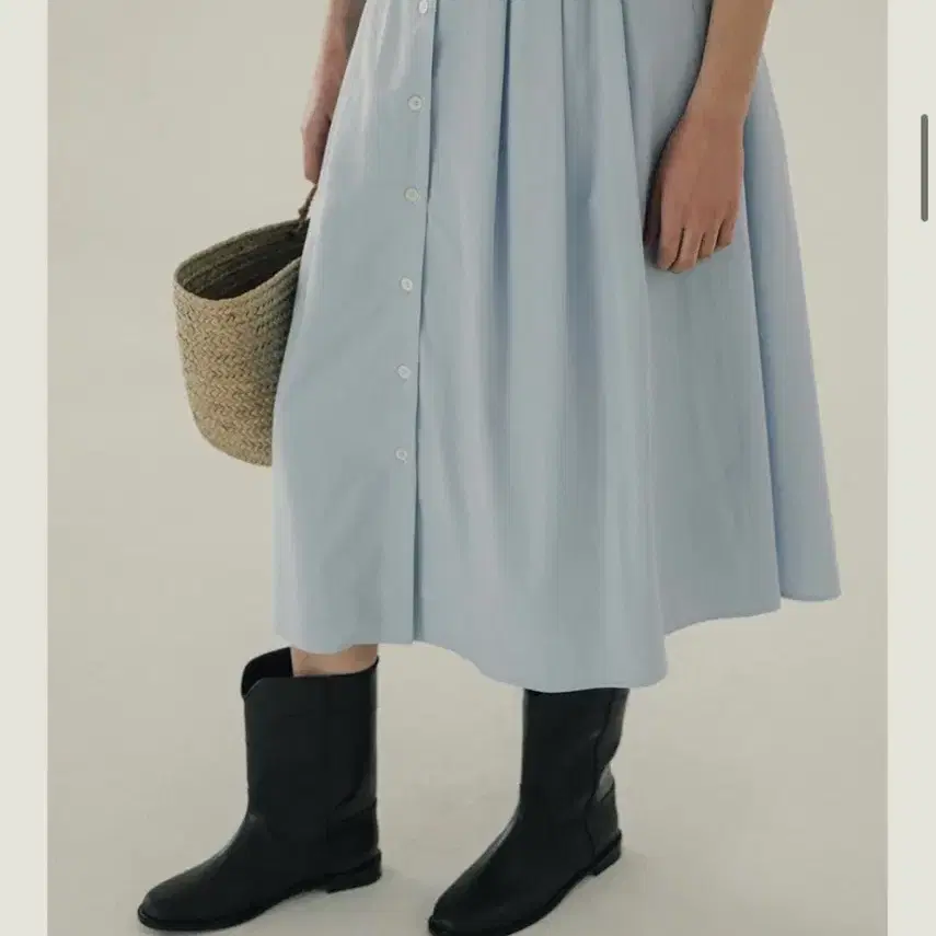 HOWUS 호와스 라헬 스커트 스카이블루 LAHEL SKIRT (SKY