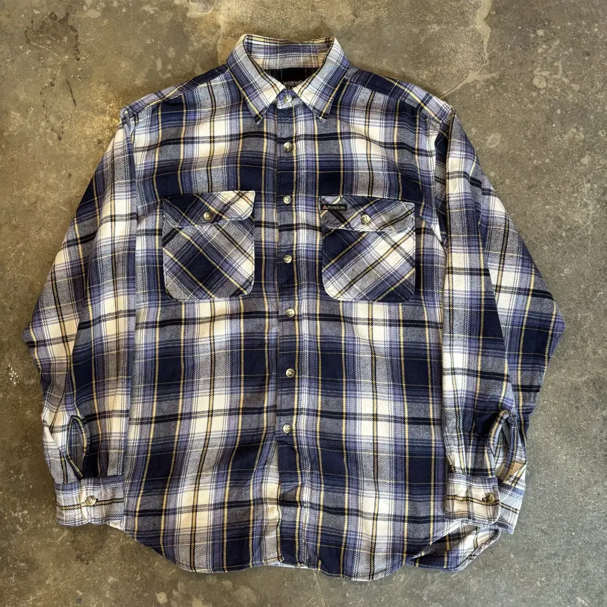 Old Wrangler Heavy Cotton Check Shirt