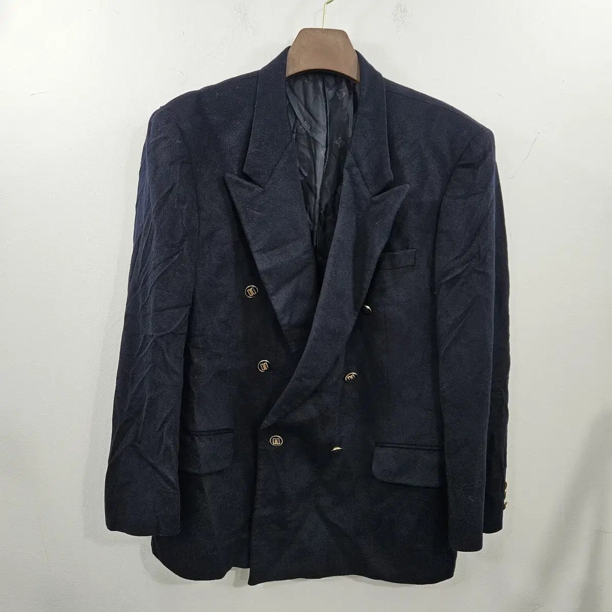 XL) Dax Navy Wool Jacket