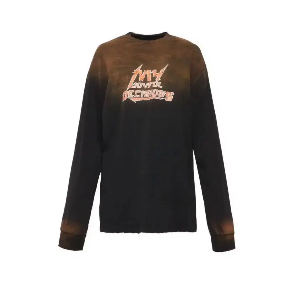 [M] mjd Cracked Logo Long Sleeve