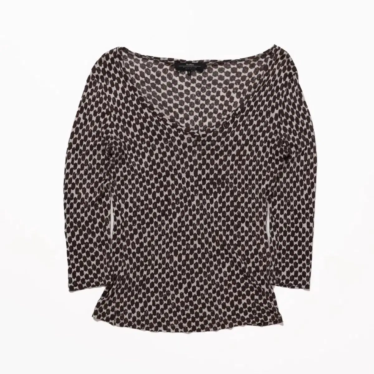 MaxMara Pattern Rayon Long Sleeve