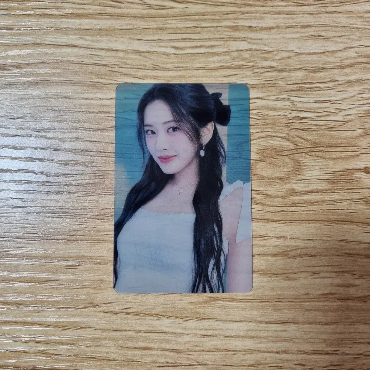 ive yujin alive sony music transparentphotocard wts ahn yujingaeullayjang wonyoungisseo