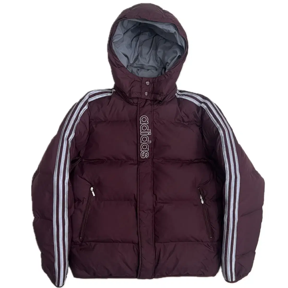 adidas 00s burgundy padded 105 size XL tracktop jersey style