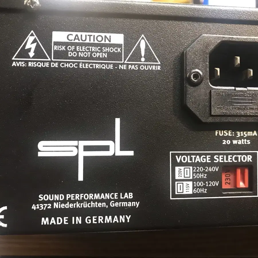 SPL Channel one mk2 진공관 프리앰프